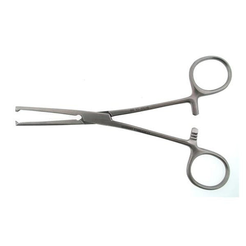 Hermann Medizentechnik Forcep Hemostatic Rochester-Ochsner 6-1/4" Straight 1x2 Teeth Stainless Steel Each - BR12-32016