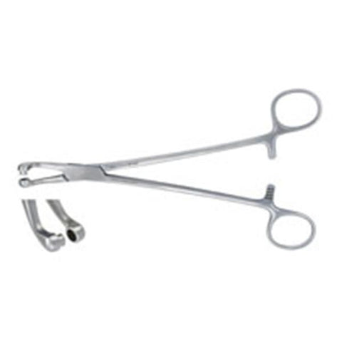 Miltex Forcep Obstetrical Gaylor 8-1/2" 5mm Bt/Cp Straight Shank/Curve Jaw SS Each - Integra Miltex - 30-1400