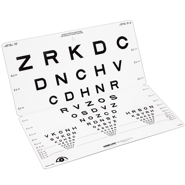 SLOAN LETTER FOLDING EYE CHART