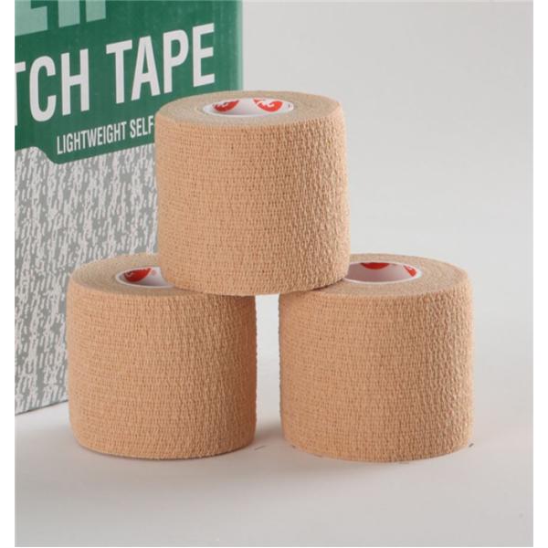 Cramer Products Tape Stretch Eco-Flex Elastic 2"x6yd Cohesive Beige 24Rl/Case - 285120