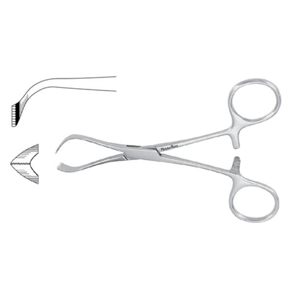 Miltex Clamp Towel Lorna Meister-Hand 4" Stainless Steel Each - Integra Miltex - MH7-514