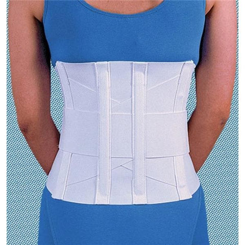 Frank Stubbs Co Inc Support Criss-Cross Back Elastic White Size Medium Each - F003674