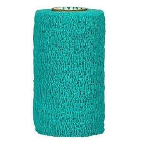 Andover Coated Products Bandage CoFlex 2"x5yd Compression Elastic Teal Latex Non-Sterile 36/Bx - 3200TE-036