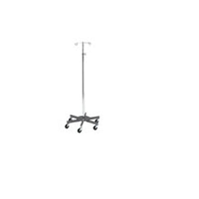 Brewer Company Stand Infusion Pump 4 Hook 25.5" Base 55-96.5" Height Adjustment Each - 43409
