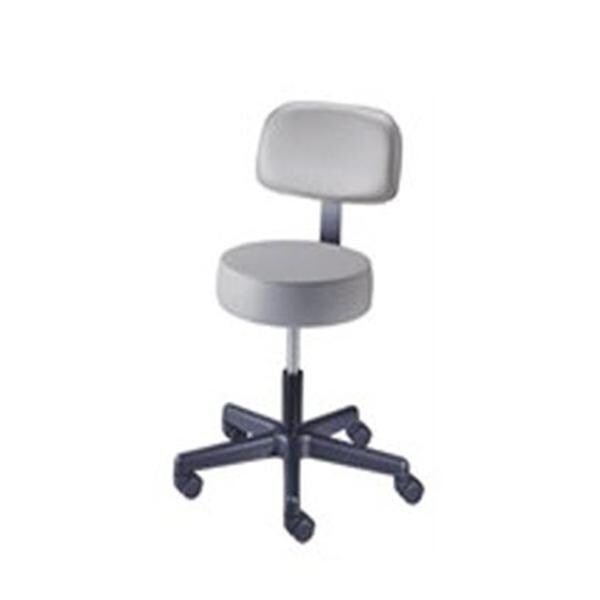 Brewer Company Stool Exam Value Plus Casters Adjustable Backrest 5 Leg Each - 22400B