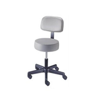 Brewer Company Stool Exam Value Plus Casters Adjustable Backrest 5 Leg Each - 22400B