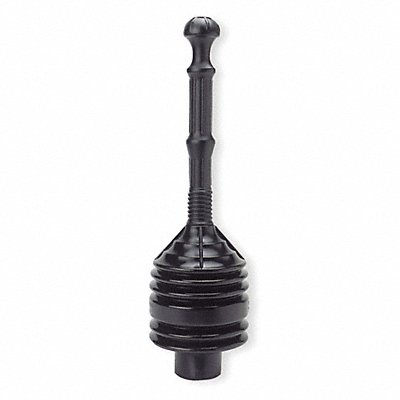 Plastic E-Z Bellows Plunger Cup Dia 7 Handle Length 12 1 EA