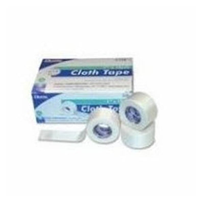 Dukal Corporation Tape Surgical Hermitage Silk Cloth 2"x10yd Adhesive White 6/Bx, 12 BX/CA - HP7112