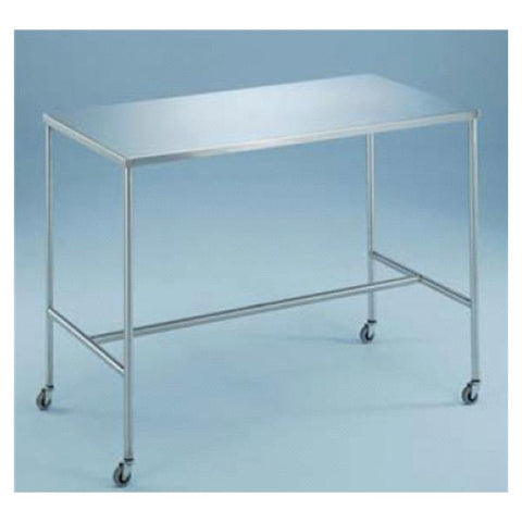 Blickman Industries Table Instrument Sawyer 36x20x34" H Brace 2" Swivel Casters Each - 197842100