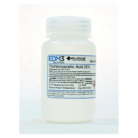 EDML, LLC Trichloroacetic Acid 25% 4oz Each - 400557