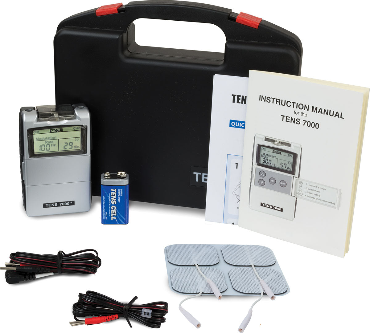 At-Home Digital TENS Unit with Accessories - FE-75-0438
