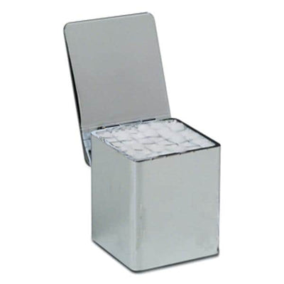 Richmond Dental Company Dispenser Cotton Pellet Tiltop Metal Chrome With #4 Pellets Each - 600094