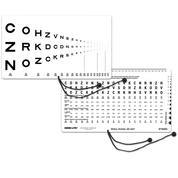 RUNGE LOW VISION NEAR CARDS