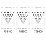 80 CM SLOAN LETTER INTERMEDIATE DISTANCE CHARTS