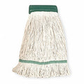 Clamp Quick Change Side-Gate Cotton String Wet Mop Head White