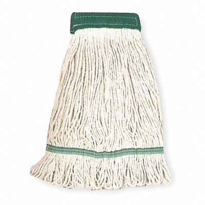 Clamp Quick Change Side-Gate Cotton String Wet Mop Head White