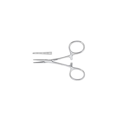 Miltex Forcep Hartmann Mosquito Meister-Hand 3-1/2" Serrated Straight SS Each - Integra Miltex - MH7-24