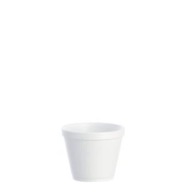 Dart Container, Inc. Insulated Cup Drinking Dart Styrofoam 8 oz White For Hot or Cold 1000/CA - 8SJ12