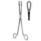 Sklar Instruments Forcep Uterine Clemetson 9-1/2" Serrated Straight Stainless Steel Each - 90-7895