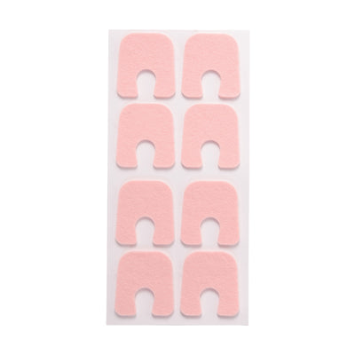 Stein's 1/8" Adhesive Felt Blister Pad U-8 IPK, 100/pk - 765-2356-0000