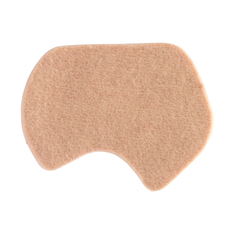 Stein's 3/16" Adhesive Felt Dancer's Pad Left, 100/pk - 765-2449-0000