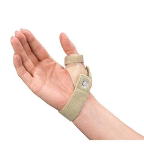 3 Brace Stabilizer ThumSaver MP Thumb Plastic Beige Size Medium Left Each - Point Products, Inc - P2001-L3