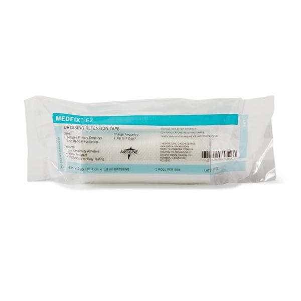 Medline Industries Inc Tape Medfix EZ Fabric 4"x2yd Adhesive White 12/Box - MSC4124