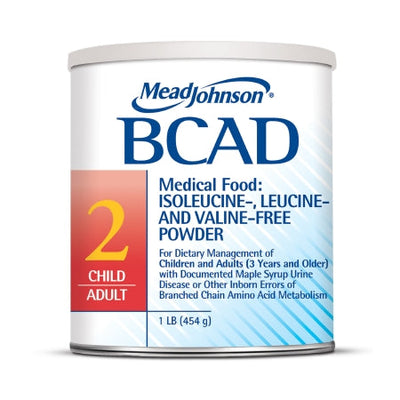 Mead Johnson MSUD Oral Supplement BCAD 2 Vanilla Flavor 1 lb. Can Powder