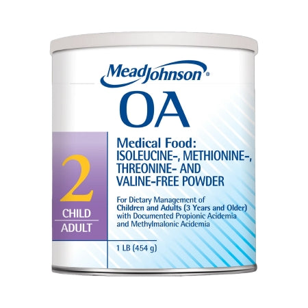 Mead Johnson Propionic Acidemia Oral Supplement OA 2 Unflavored 1 lb. Can Powder