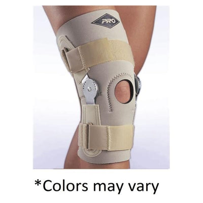 Pro Orthopedic Devices Brace Support Adult Knee 1/4" Neoprene Black Size Large Each - 190-3-1