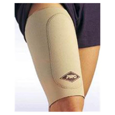 Pro Orthopedic Devices Sleeve Support Thigh Beige/Black Size X-Small Each - 500-0-01
