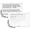 SPANISH LOW VISION CONTINUOUS READING CARD
