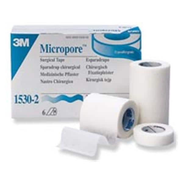 3M Medical Products Tape Micropore Plus Paper 1"x10yd White 120/Ca - 1532-1