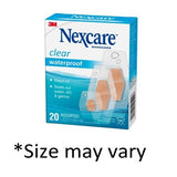 3M Consumer Health Care Bandage Strips Plastic Nexcare .0625x2.25" Flexible Clear Latex 20/Box, 24 BX/CA - 586-20PB