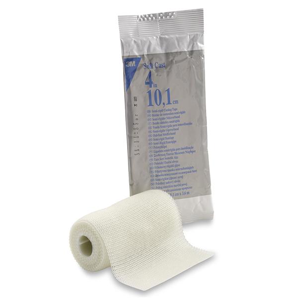 3M Medical Products Tape Scotchcast Fiberglass 4"x4yd Roll White 10/Ca - 82104