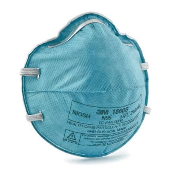 3M Medical Products Mask Respirator Small Size 20/BX, 6 BX/CA - 1860S