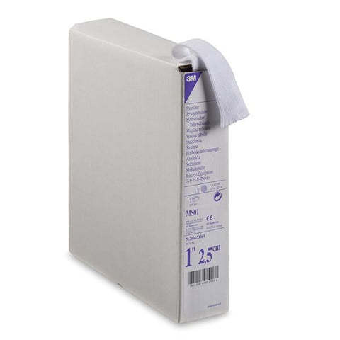 3M Medical Products Stockinette Cast Synthetic Knit 1"x25yd Roll Non-Sterile Each - MS01