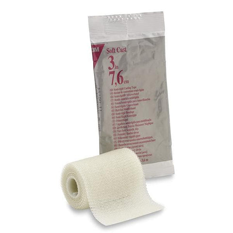 3M Medical Products Tape Scotchcast Fiberglass 3"x4yd Roll White Rl, 10 RL/CA - 82103
