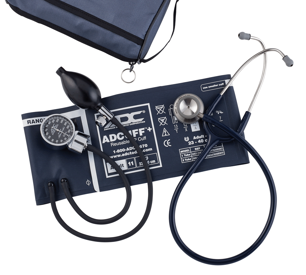 ADC Pocket Aneroid/Clinician Scope Kit with Adcuff+