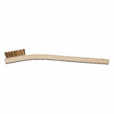 7-3/4 L Brass Short Handle Utility Brush 1 EA
