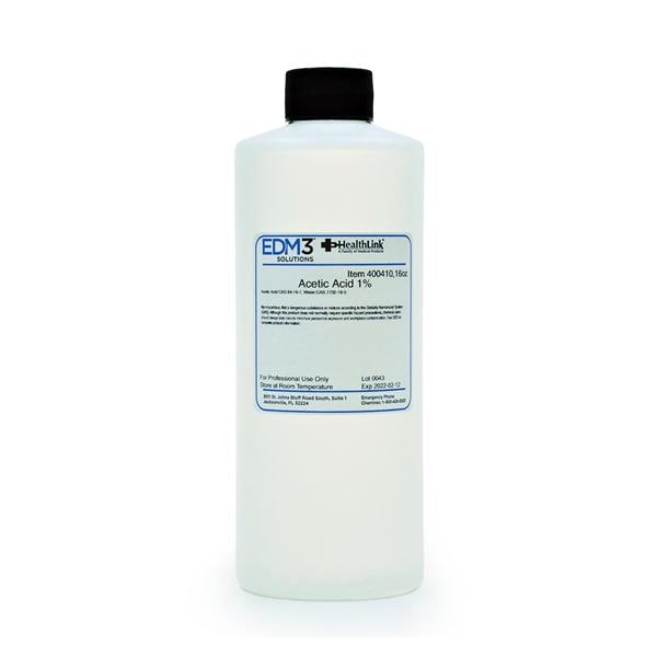 EDML, LLC Acetic Acid Reagent 1% 16oz Each - 400410