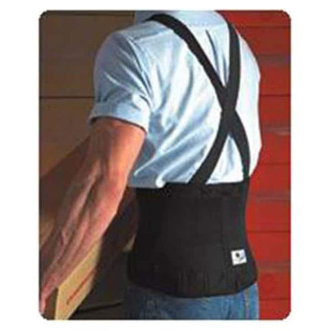 Scott Specialties Inc Support Industrial Workforce Adult Regular Back Spandex Black Each - 3259