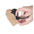Alimed, Inc Wedge Insert Peel-Away Hl Leather/Rubber 2x4.25" 3/8"-1/4"-1/8" Brown Sz Sm Each - 60404/NA/NA/SM