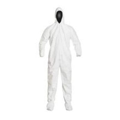 DUPONT PERSONAL PROTECTION Hood Pull Over Tyvek IsoClean White One Size 100/Ca - 17-988-113