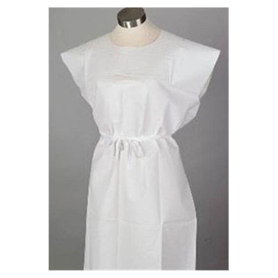 Tidi Products LLC Gown Exam 30 in x 42 in White 50/CA - 9810846