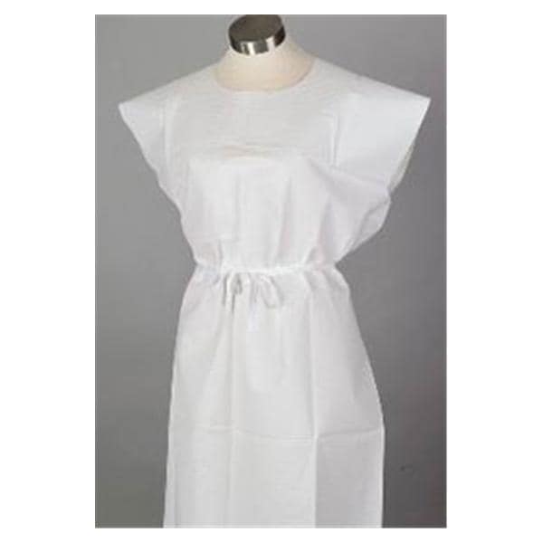 Tidi Products LLC Gown Exam 30 in x 42 in White 50/CA - 9810846