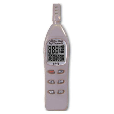 General Tools & Instruments Psychrometer Digital Each - EP8706