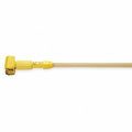 Wet Mop Handle Clamp Mop Connection Type Natural Wood 60 Handle Length