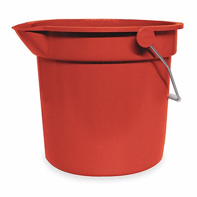 Pail 2-1/2 gal. Red