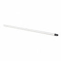 White Tapered Fiberglass Broom Handle Length 60